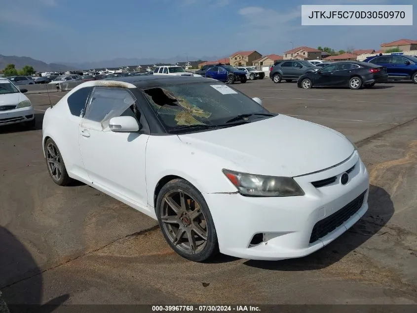 2013 Scion Tc Base (A6) VIN: JTKJF5C70D3050970 Lot: 39967768