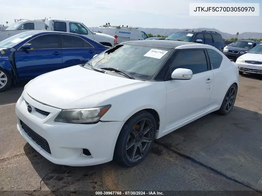 2013 Scion Tc Base (A6) VIN: JTKJF5C70D3050970 Lot: 39967768