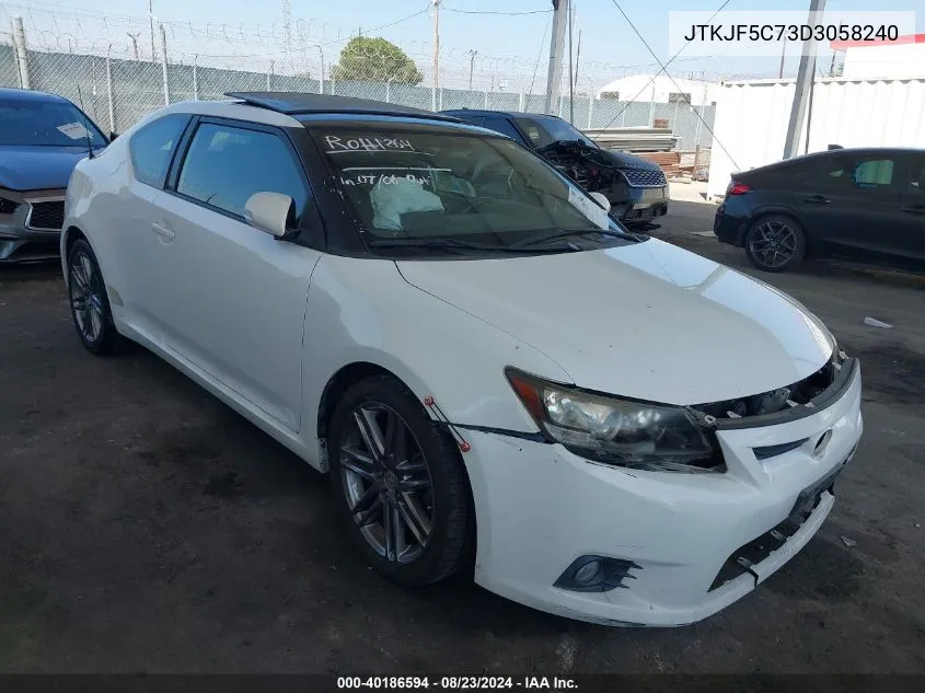 2013 Scion Tc VIN: JTKJF5C73D3058240 Lot: 40186594