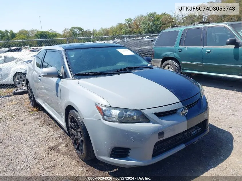 2013 Scion Tc VIN: JTKJF5C74D3053743 Lot: 40204926