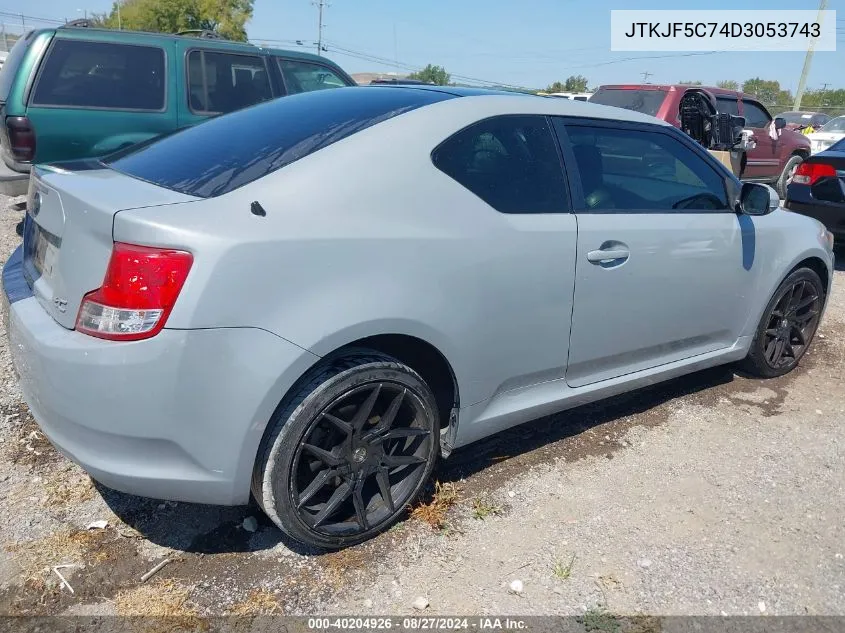 JTKJF5C74D3053743 2013 Scion Tc