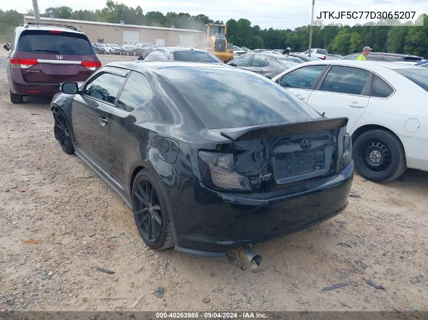 2013 Scion Tc VIN: JTKJF5C77D3065207 Lot: 40263985