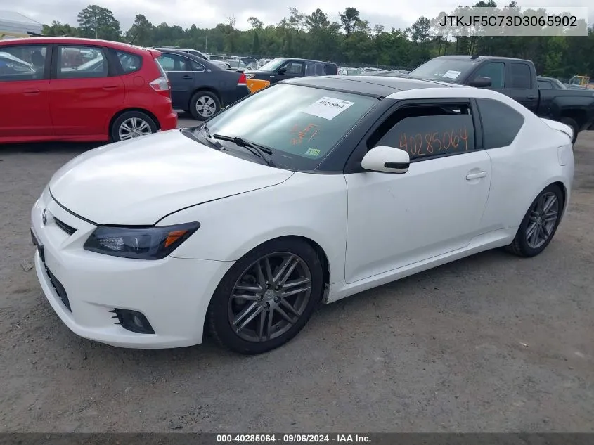 2013 Scion Tc Base (A6) VIN: JTKJF5C73D3065902 Lot: 40285064