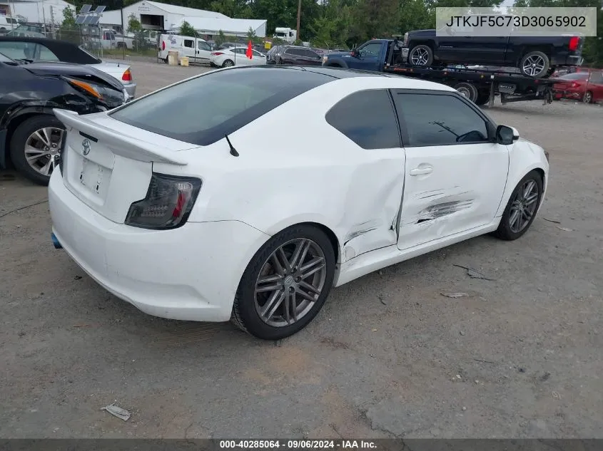 2013 Scion Tc Base (A6) VIN: JTKJF5C73D3065902 Lot: 40285064