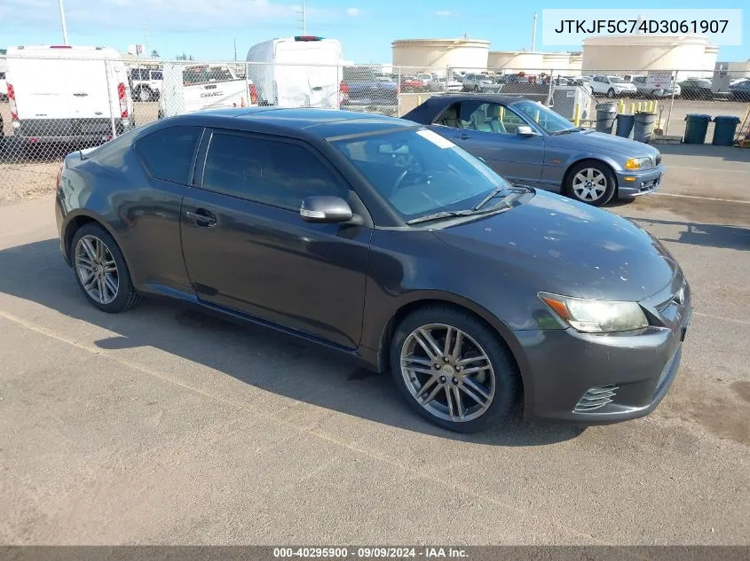 2013 Scion Tc Base (A6)/Release Series 8.0 VIN: JTKJF5C74D3061907 Lot: 40295900