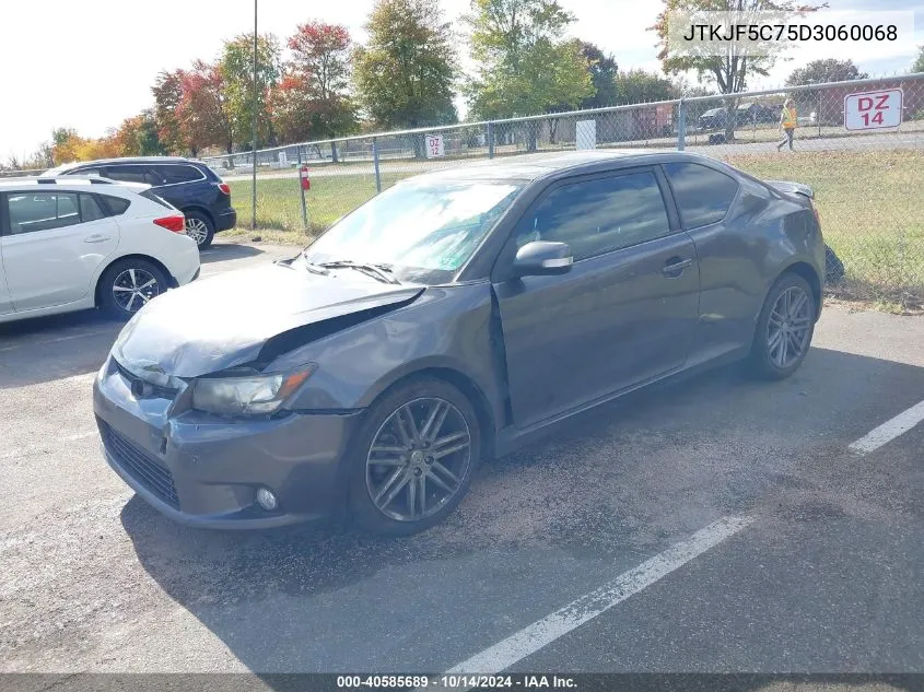 2013 Scion Tc VIN: JTKJF5C75D3060068 Lot: 40585689