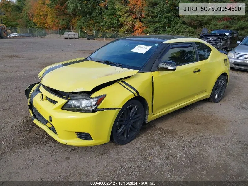 2013 Scion Tc VIN: JTKJF5C75D3054500 Lot: 40602612