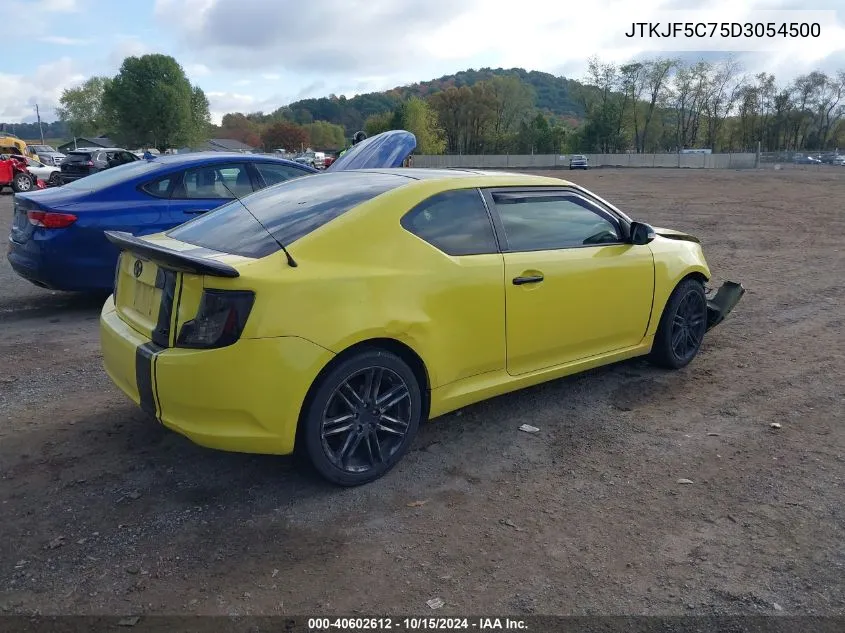 2013 Scion Tc VIN: JTKJF5C75D3054500 Lot: 40602612