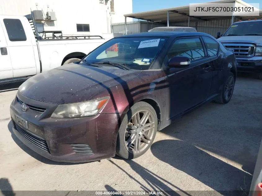 JTKJF5C70D3051021 2013 Scion Tc