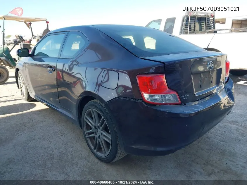 JTKJF5C70D3051021 2013 Scion Tc