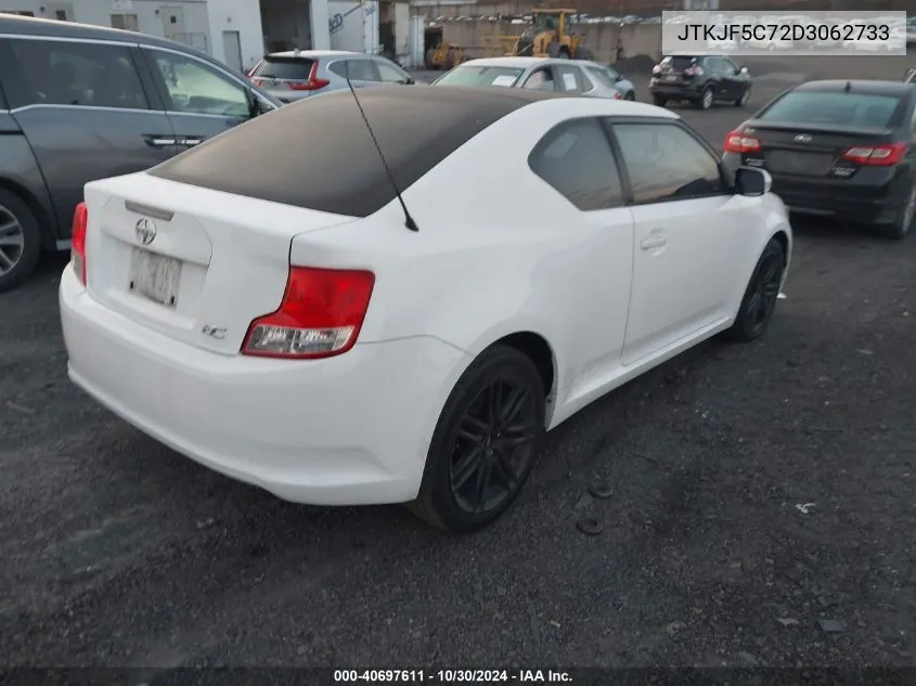 2013 Scion Tc VIN: JTKJF5C72D3062733 Lot: 40697611