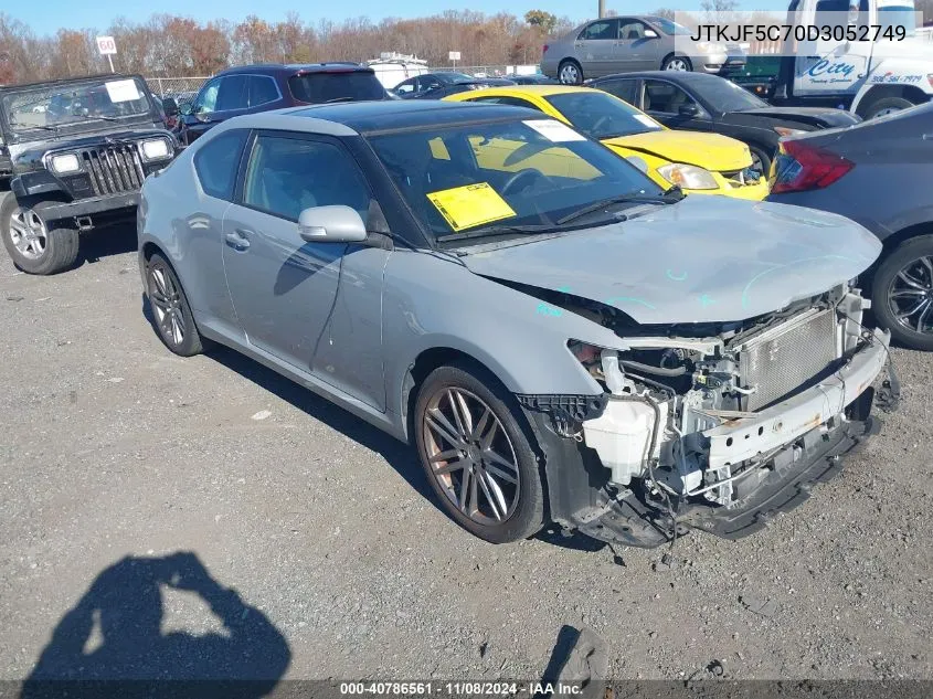 2013 Scion Tc VIN: JTKJF5C70D3052749 Lot: 40786561