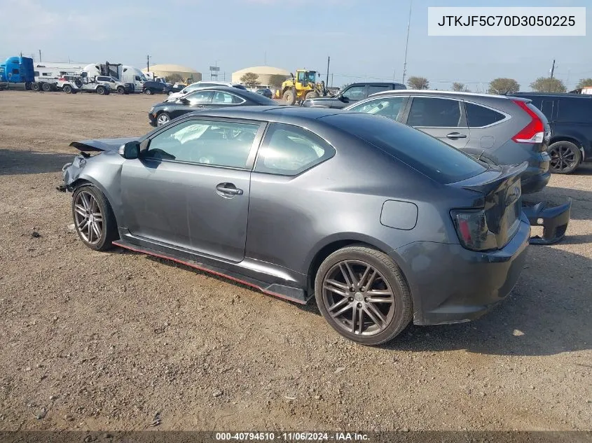 2013 Scion Tc VIN: JTKJF5C70D3050225 Lot: 40794510