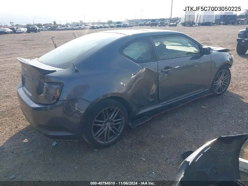 2013 Scion Tc VIN: JTKJF5C70D3050225 Lot: 40794510