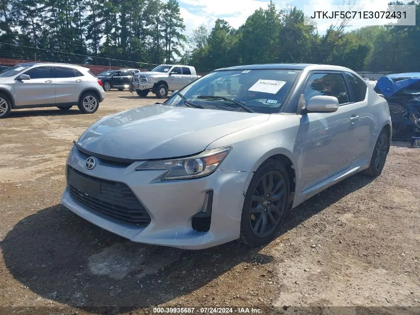 2014 Scion Tc 10 Series VIN: JTKJF5C71E3072431 Lot: 39935687