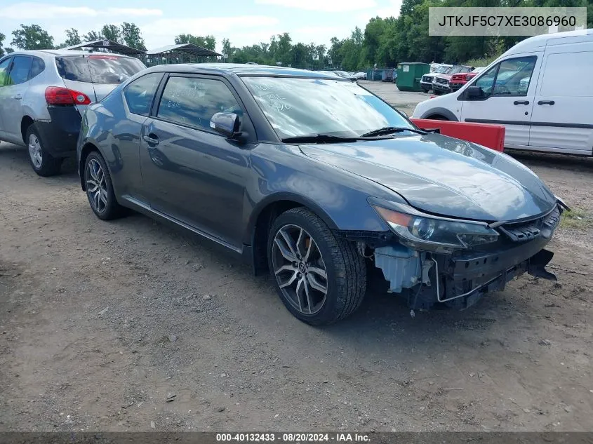 2014 Scion Tc VIN: JTKJF5C7XE3086960 Lot: 40132433