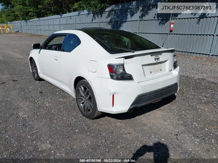 2014 Scion Tc Monogram VIN: JTKJF5C76E3087393 Lot: 40165396