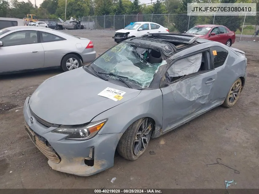 2014 Scion Tc VIN: JTKJF5C70E3080410 Lot: 40219028