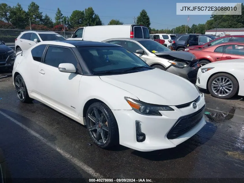 2014 Scion Tc VIN: JTKJF5C72E3088010 Lot: 40279895