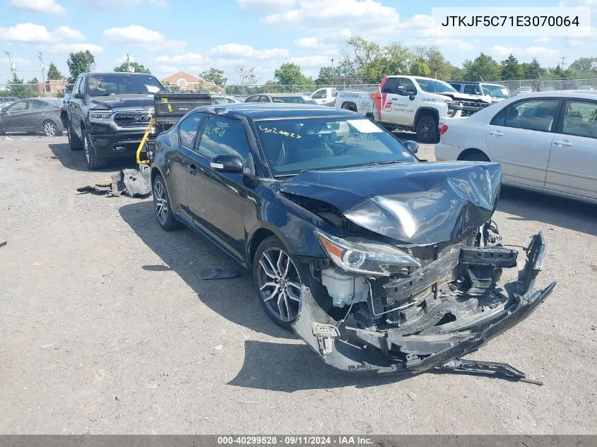 2014 Scion Tc VIN: JTKJF5C71E3070064 Lot: 40299528