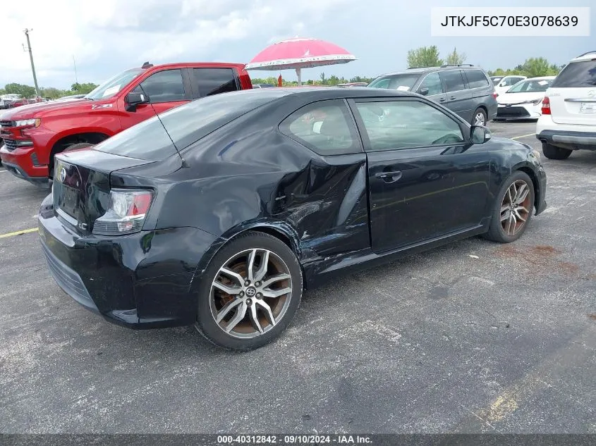 JTKJF5C70E3078639 2014 Scion Tc