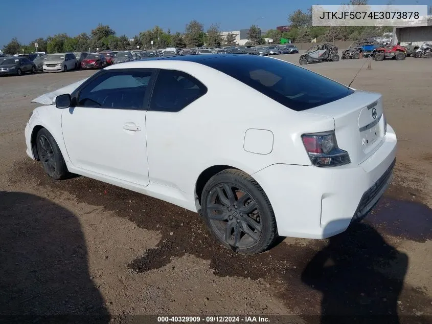 JTKJF5C74E3073878 2014 Scion Tc