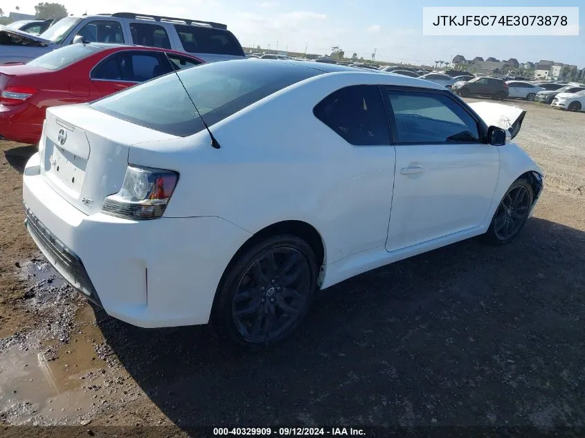 2014 Scion Tc VIN: JTKJF5C74E3073878 Lot: 40329909