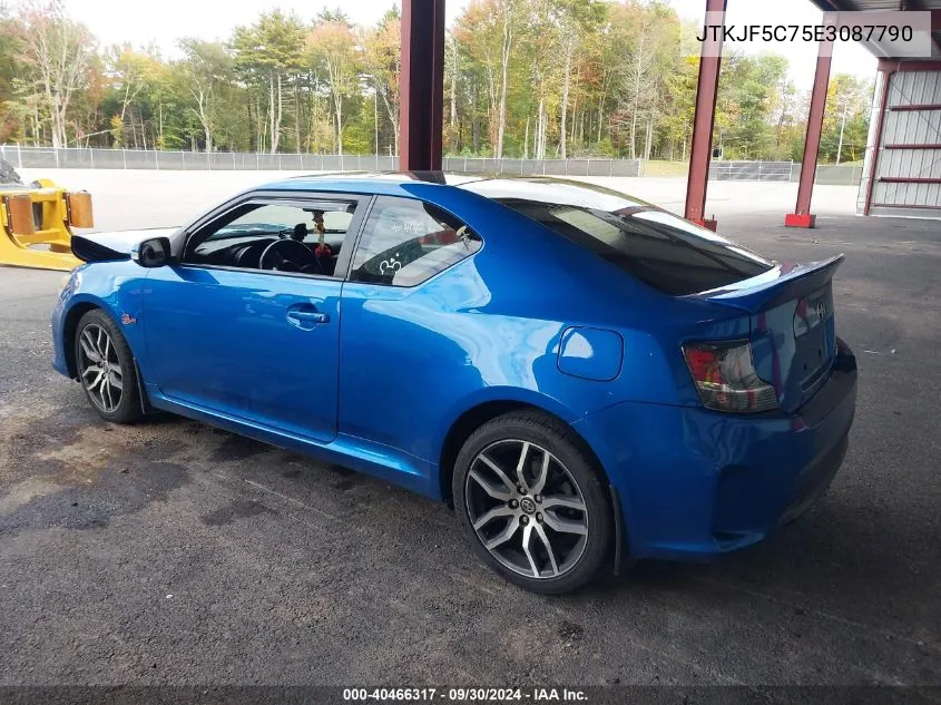 2014 Scion Tc VIN: JTKJF5C75E3087790 Lot: 40466317