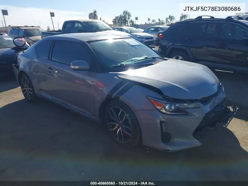 2014 Scion Tc VIN: JTKJF5C78E3080686 Lot: 40660065