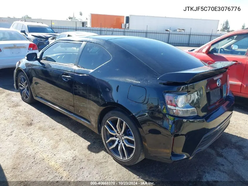 2014 Scion Tc VIN: JTKJF5C70E3076776 Lot: 40668370