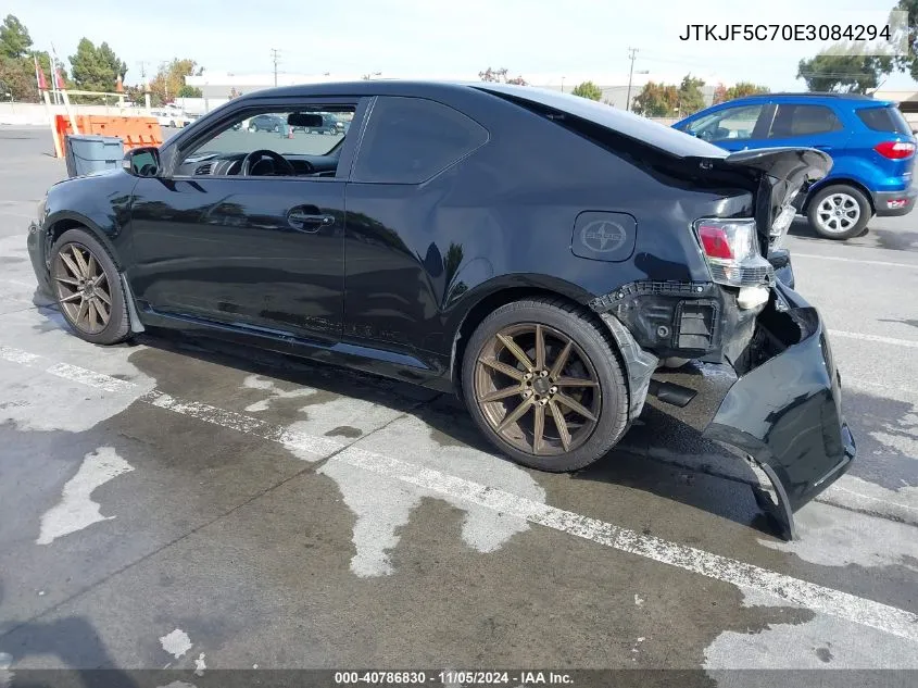 2014 Scion Tc VIN: JTKJF5C70E3084294 Lot: 40786830