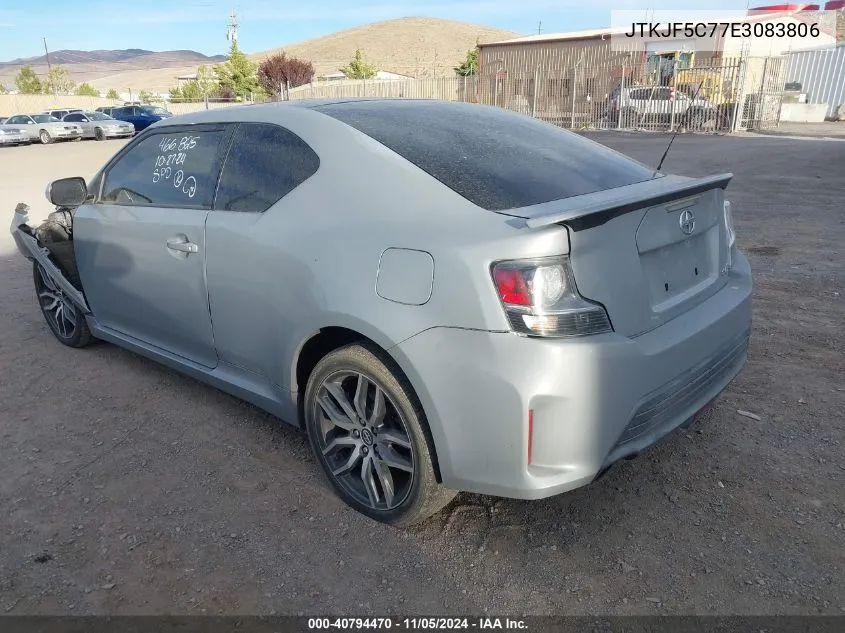 2014 Scion Tc VIN: JTKJF5C77E3083806 Lot: 40794470