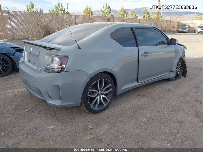 2014 Scion Tc VIN: JTKJF5C77E3083806 Lot: 40794470