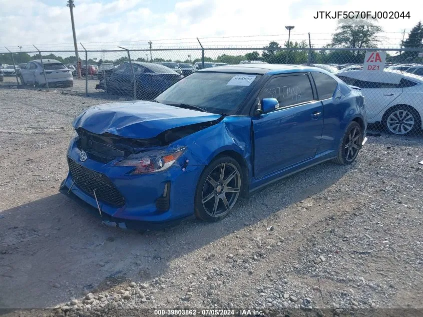 JTKJF5C70FJ002044 2015 Scion Tc