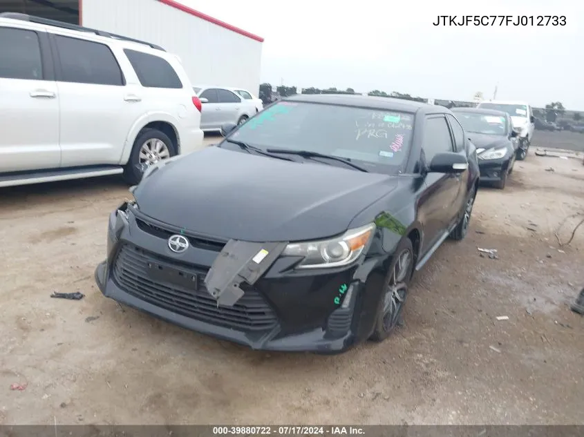 2015 Scion Tc VIN: JTKJF5C77FJ012733 Lot: 39880722