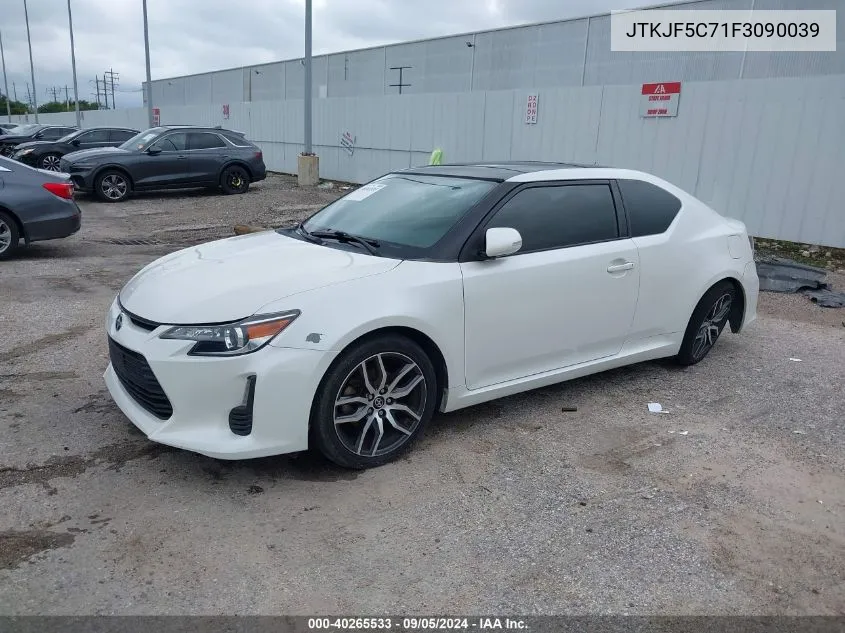 2015 Scion Tc VIN: JTKJF5C71F3090039 Lot: 40265533