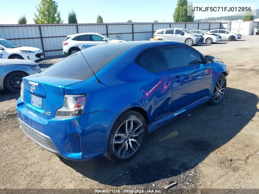 2015 Scion Tc VIN: JTKJF5C71FJ012856 Lot: 40271316