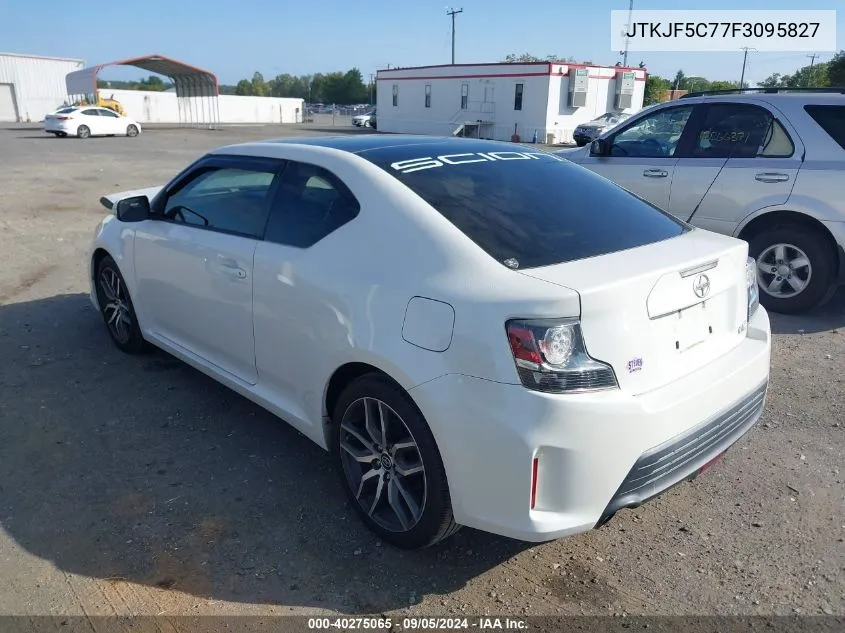 2015 Scion Tc VIN: JTKJF5C77F3095827 Lot: 40275065