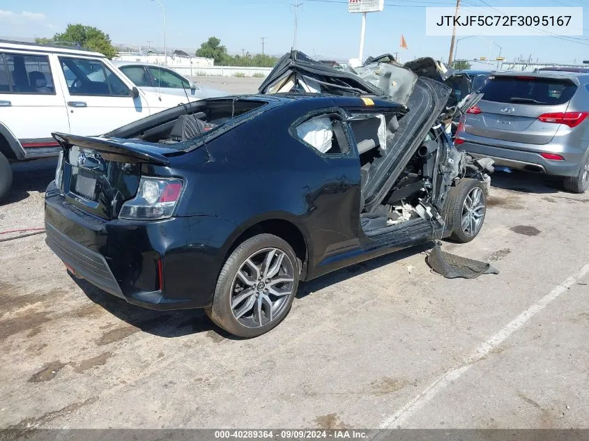 2015 Scion Tc VIN: JTKJF5C72F3095167 Lot: 40289364