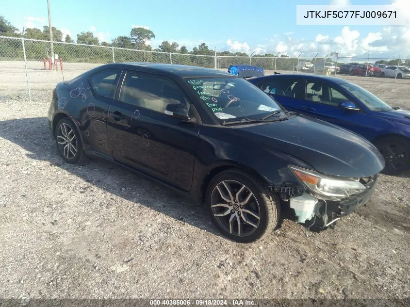 2015 Scion Tc VIN: JTKJF5C77FJ009671 Lot: 40385006