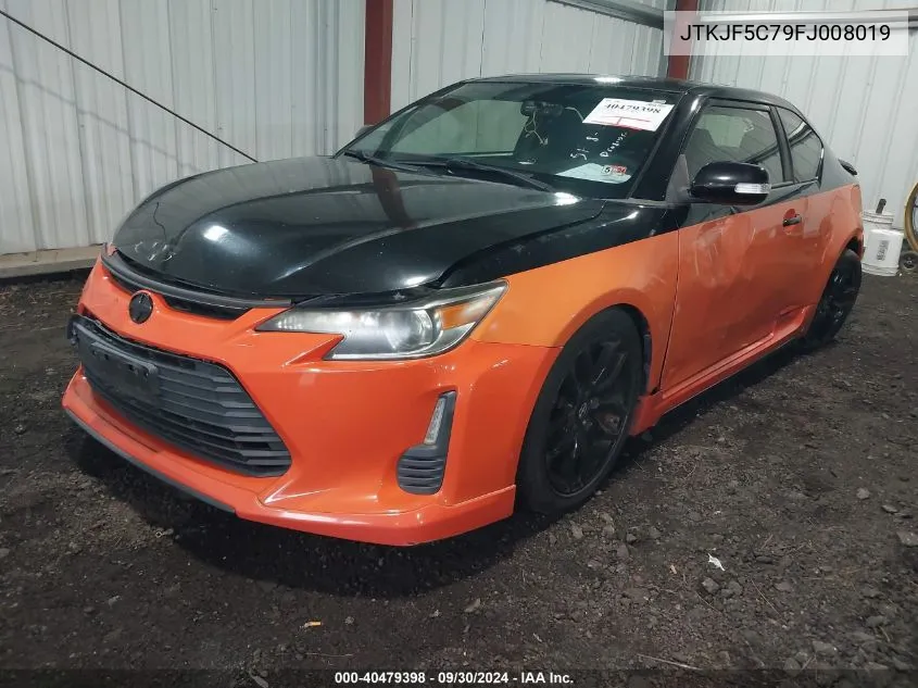 2015 Scion Tc Release Series 9.0 VIN: JTKJF5C79FJ008019 Lot: 40479398