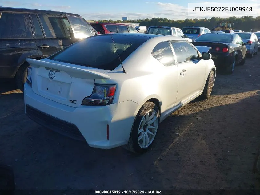 2015 Scion Tc VIN: JTKJF5C72FJ009948 Lot: 40615812