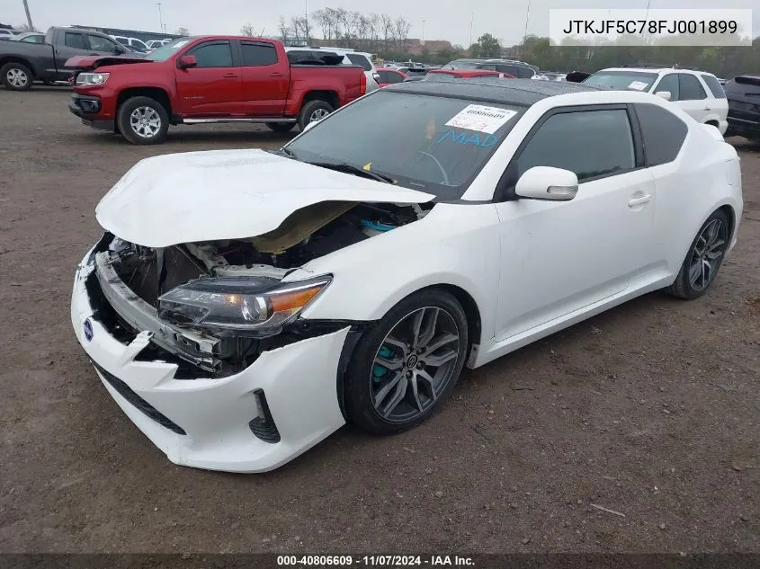 2015 Scion Tc VIN: JTKJF5C78FJ001899 Lot: 40806609