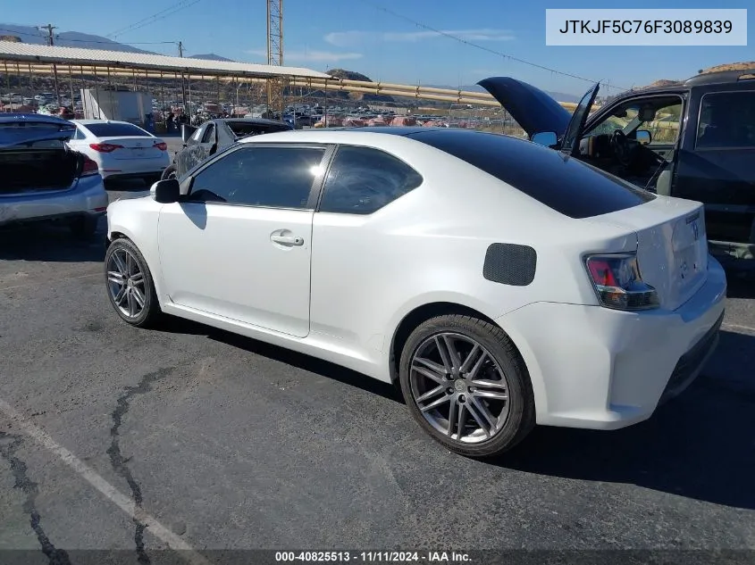 2015 Scion Tc VIN: JTKJF5C76F3089839 Lot: 40825513