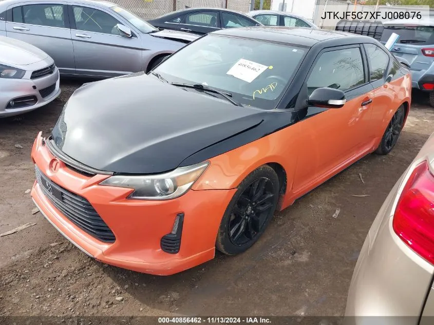 2015 Scion Tc Release Series 9.0 VIN: JTKJF5C7XFJ008076 Lot: 40856462