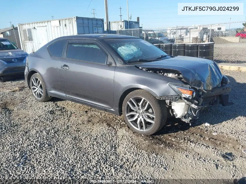 2016 Scion Tc VIN: JTKJF5C79GJ024299 Lot: 39843807