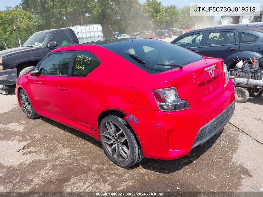 JTKJF5C73GJ019518 2016 Scion Tc