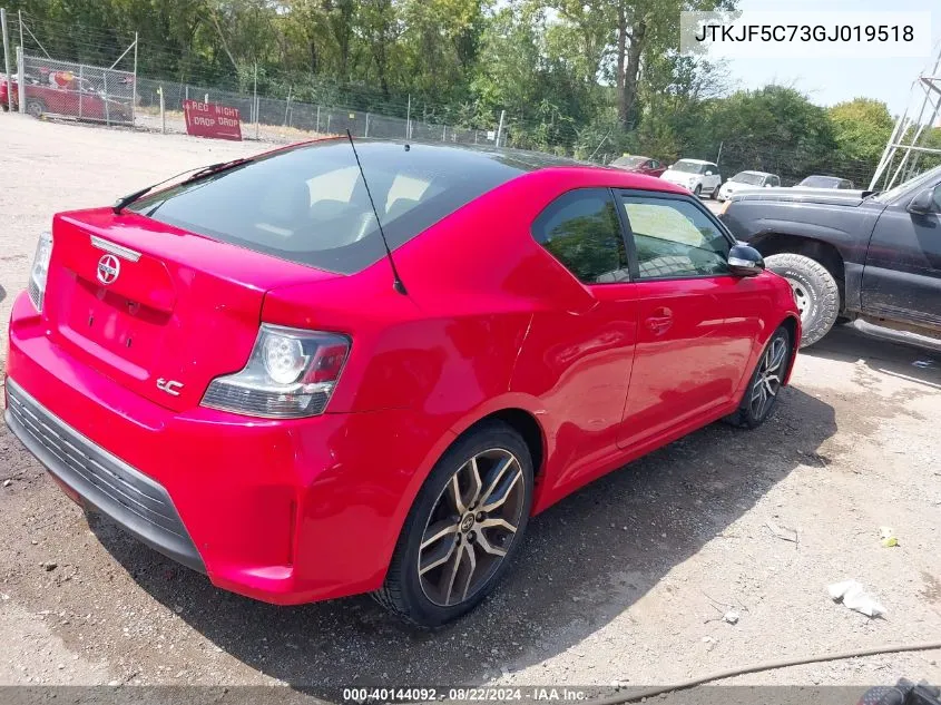 JTKJF5C73GJ019518 2016 Scion Tc