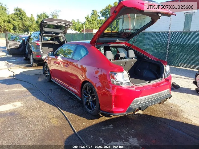 2016 Scion Tc Release Series 10.0 VIN: JTKJF5C7XGJ025686 Lot: 40237737