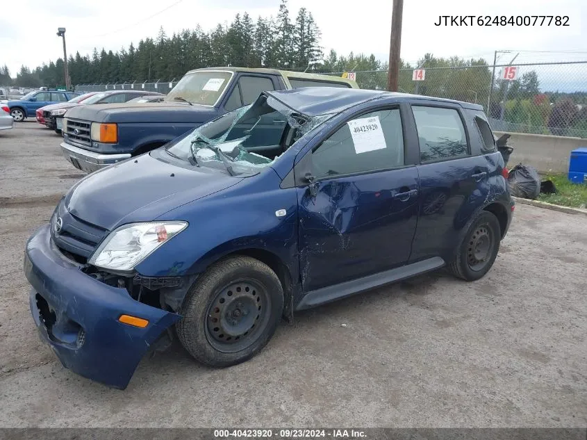 JTKKT624840077782 2004 Scion Xa